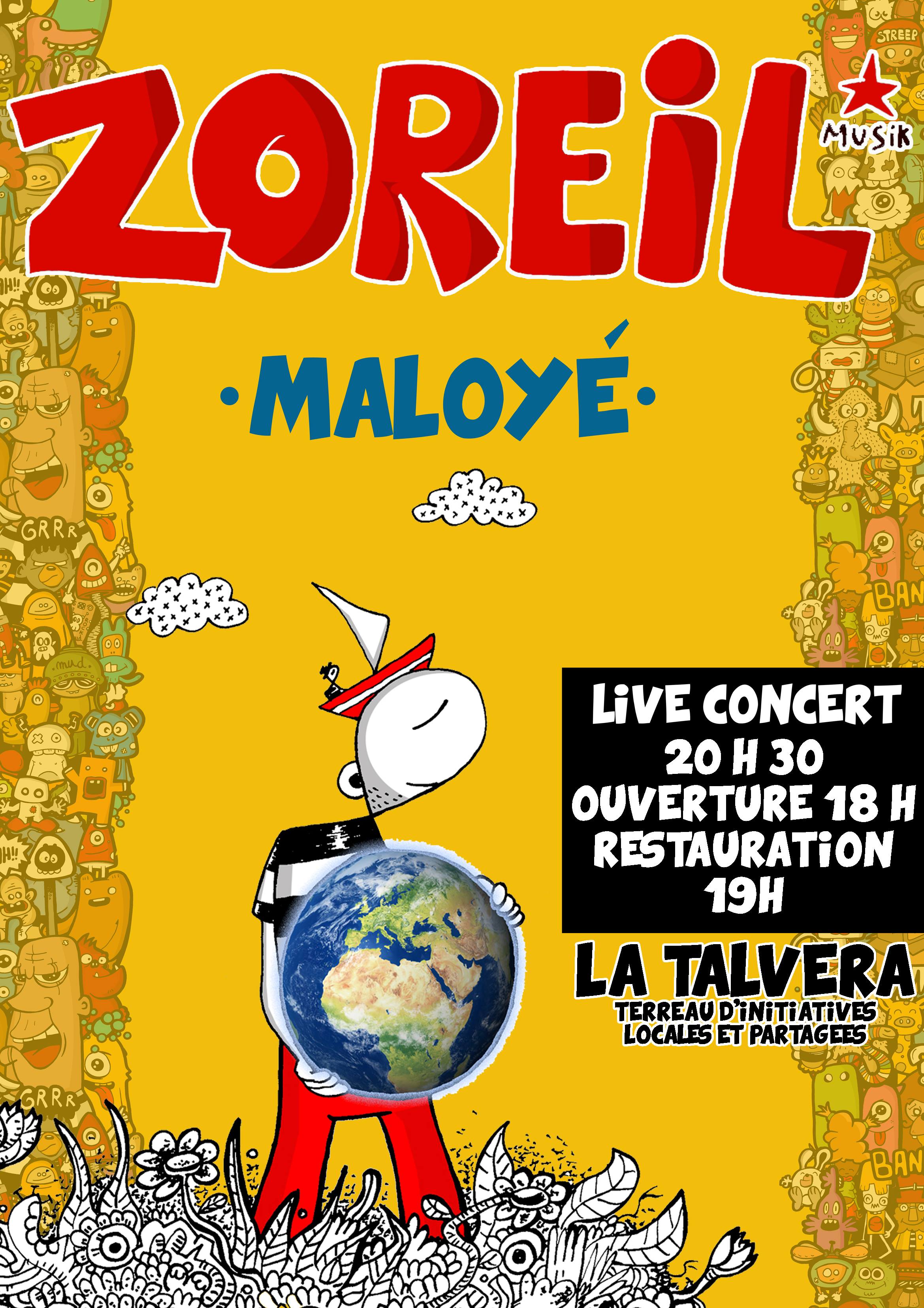 Concert "ZOREIL" - Fusion Maloya - le 13 Décembre :)