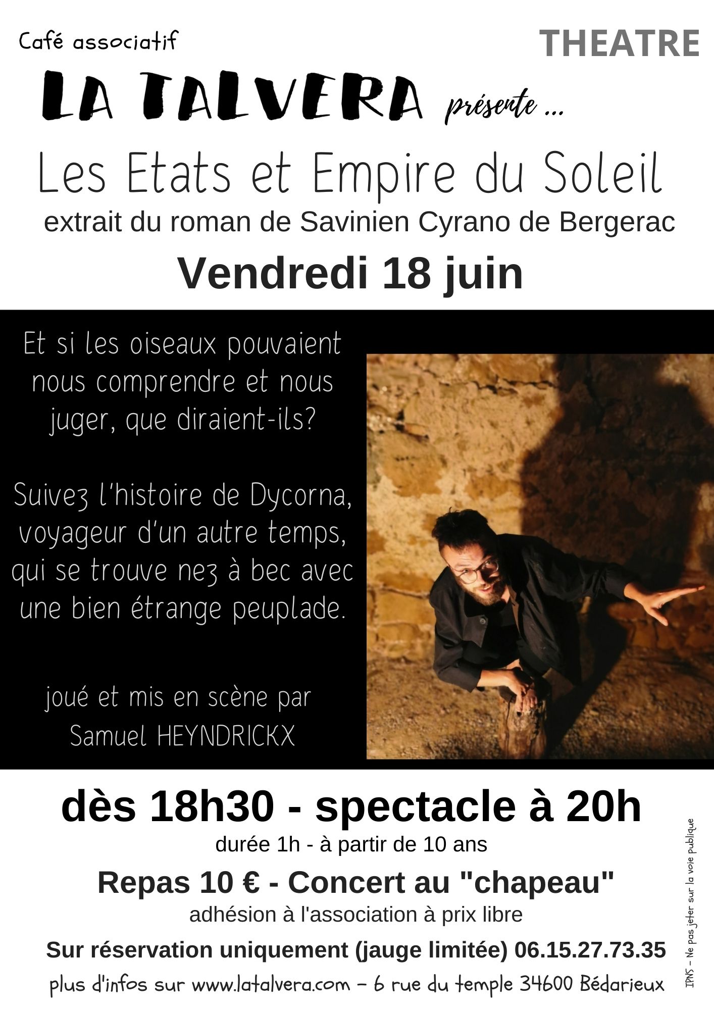 Solo de Théâtre - Les Etats et Empire du Soleil