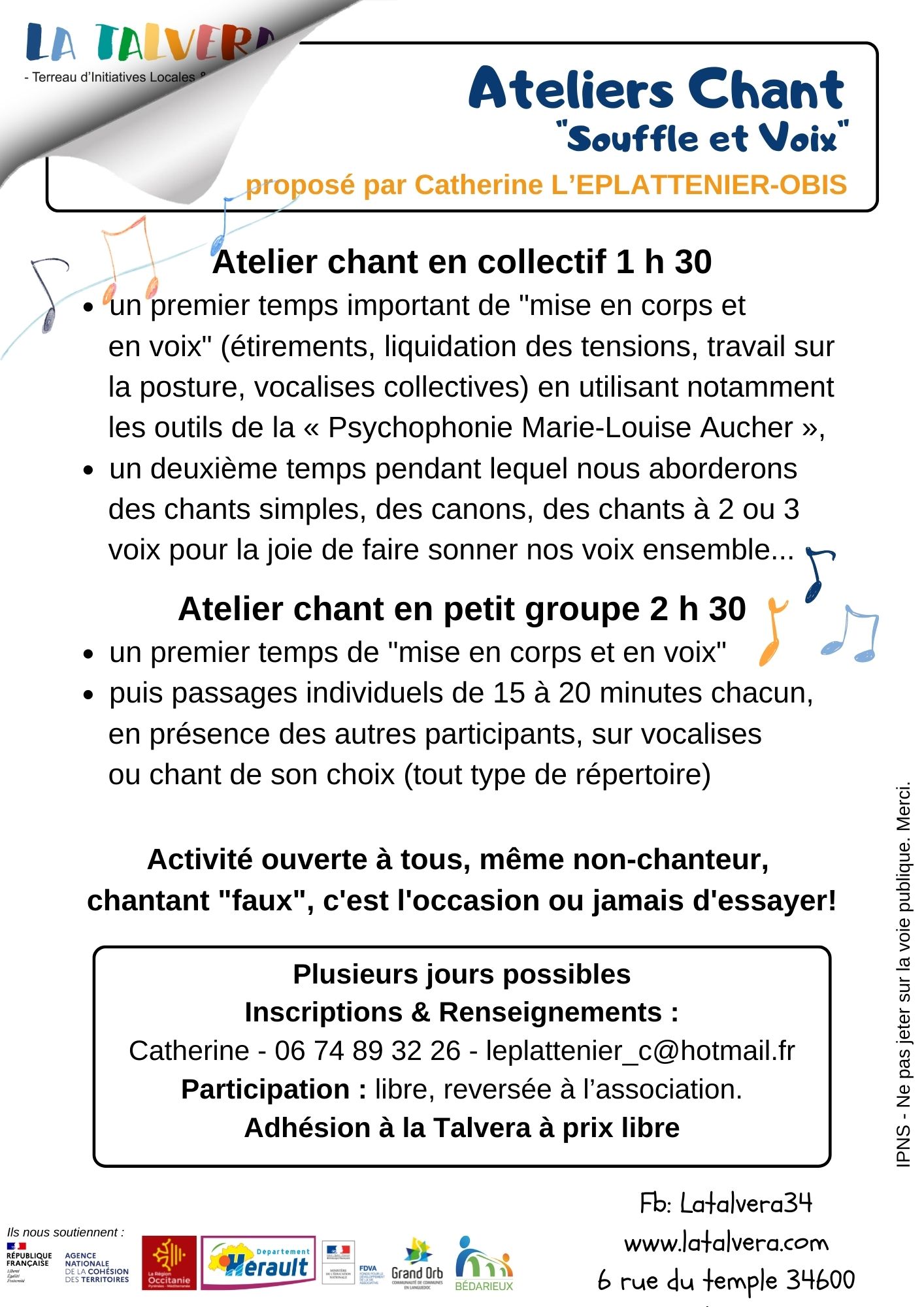 chant petit groupe