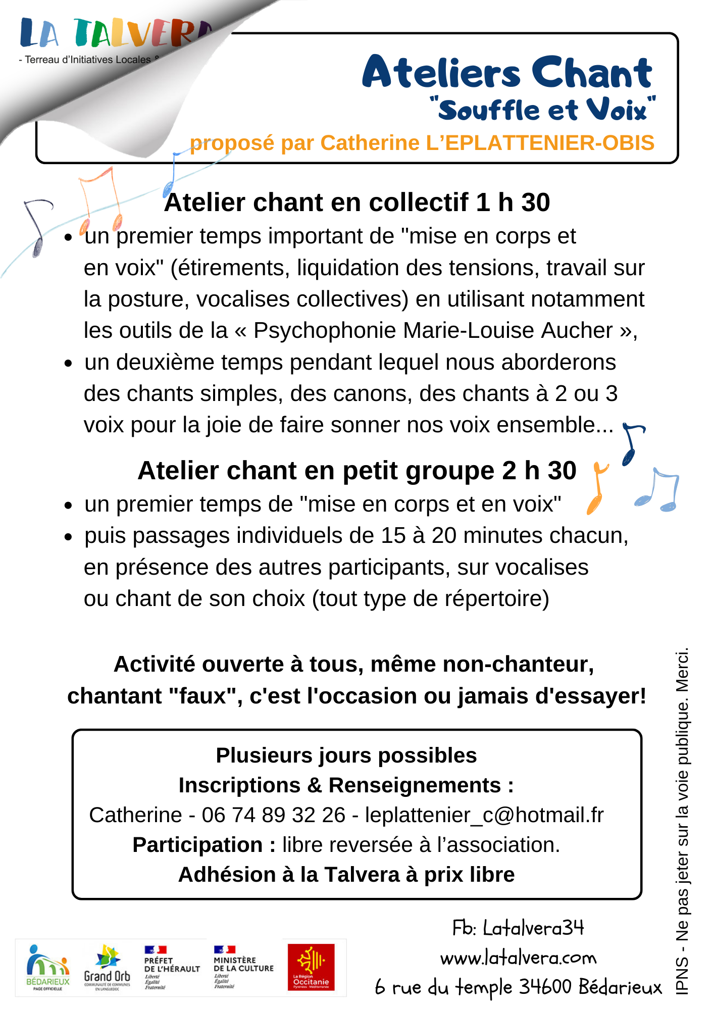 chant petit groupe