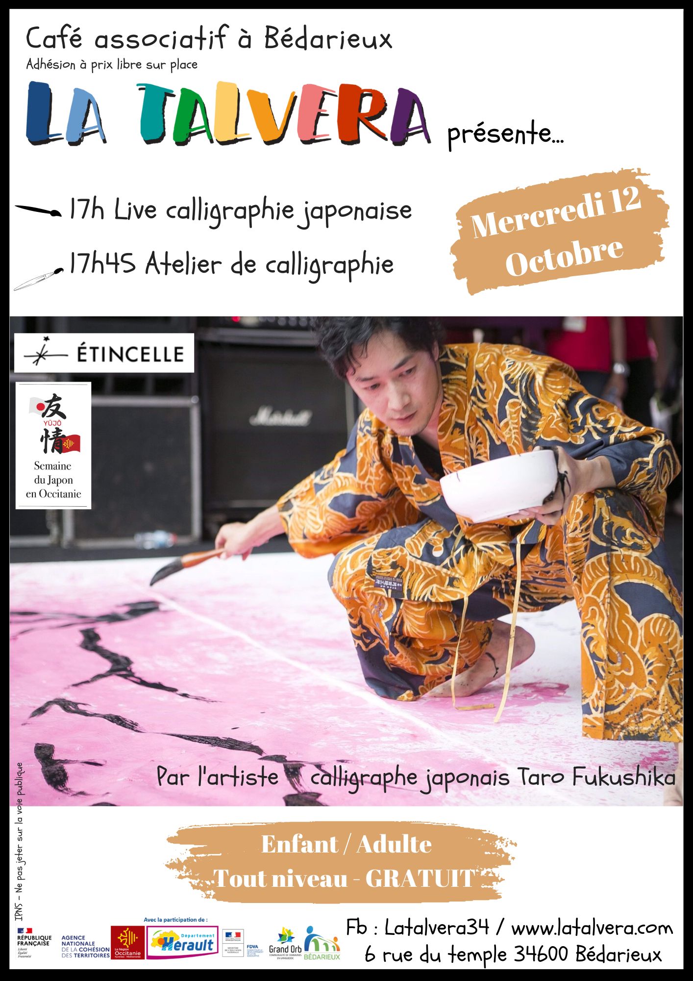 Live et Calligraphie Japonaise