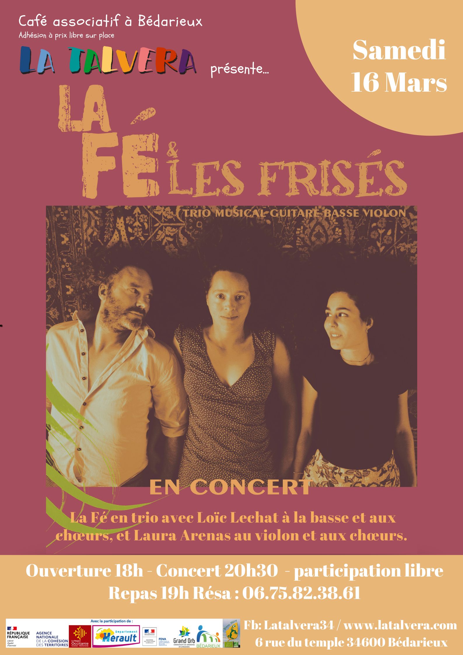 La Fé & les Frisés en concert