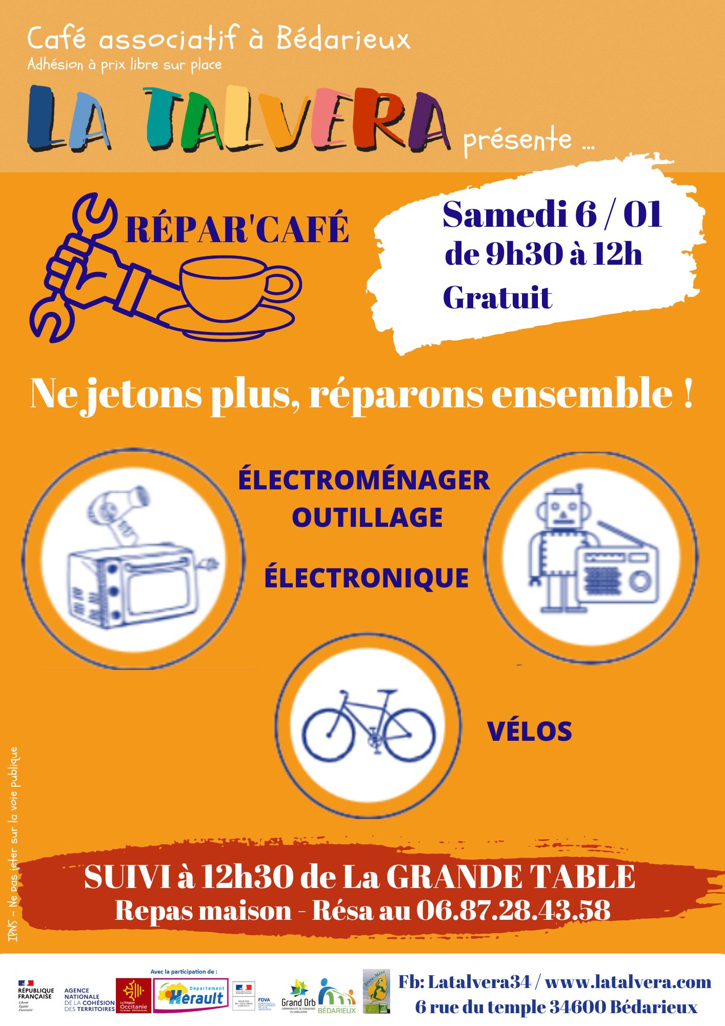 Répar'café et Grande Table