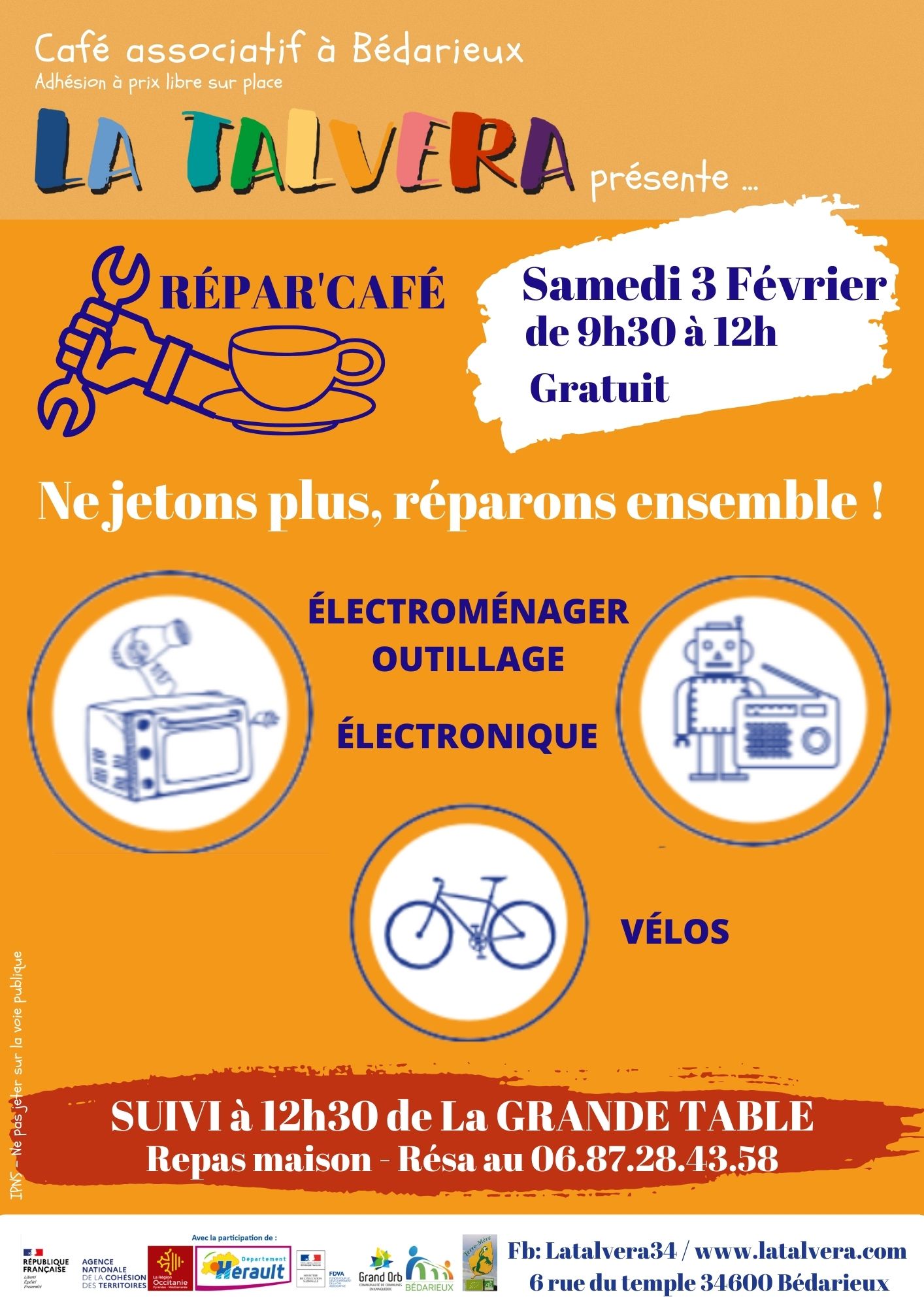 Répar'café et Grande Table