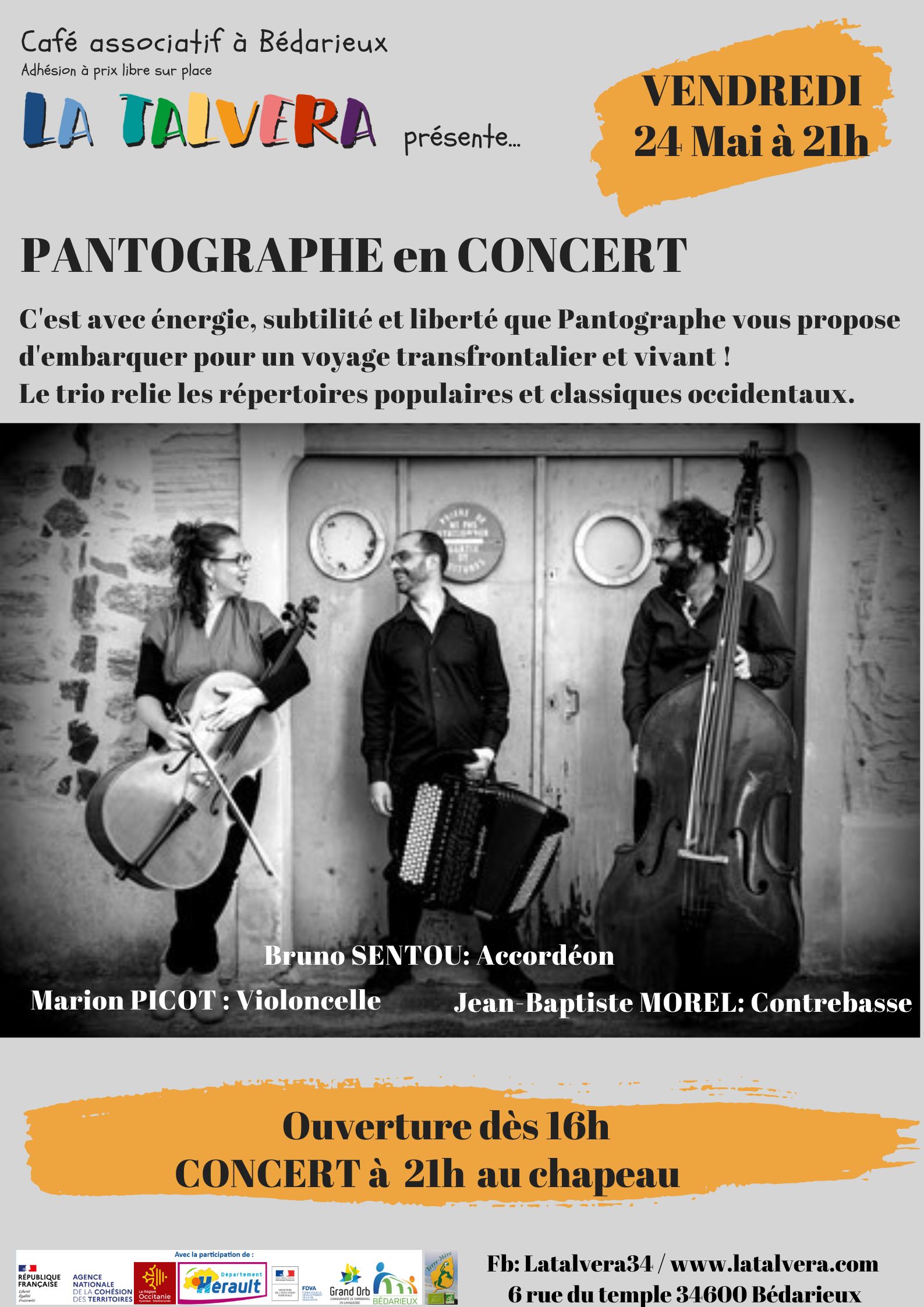 PANTOGRAPHE en CONCERT