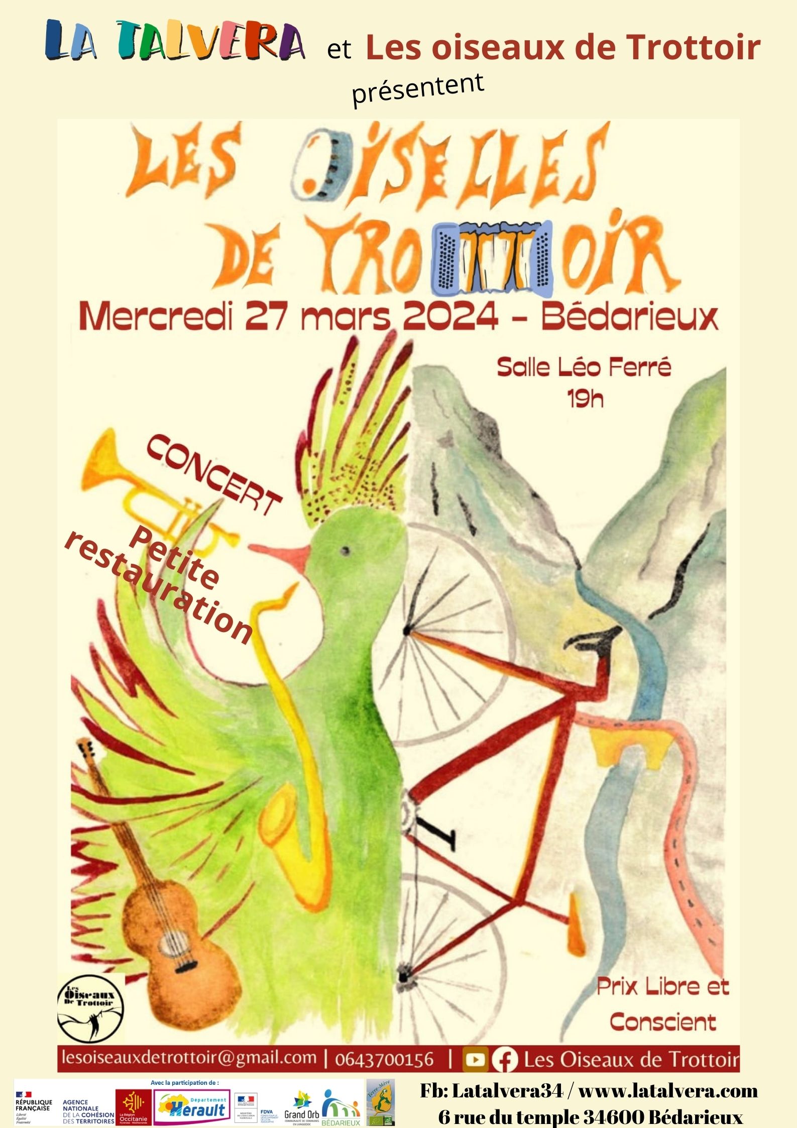 Les Oiselles de trottoir en concert
