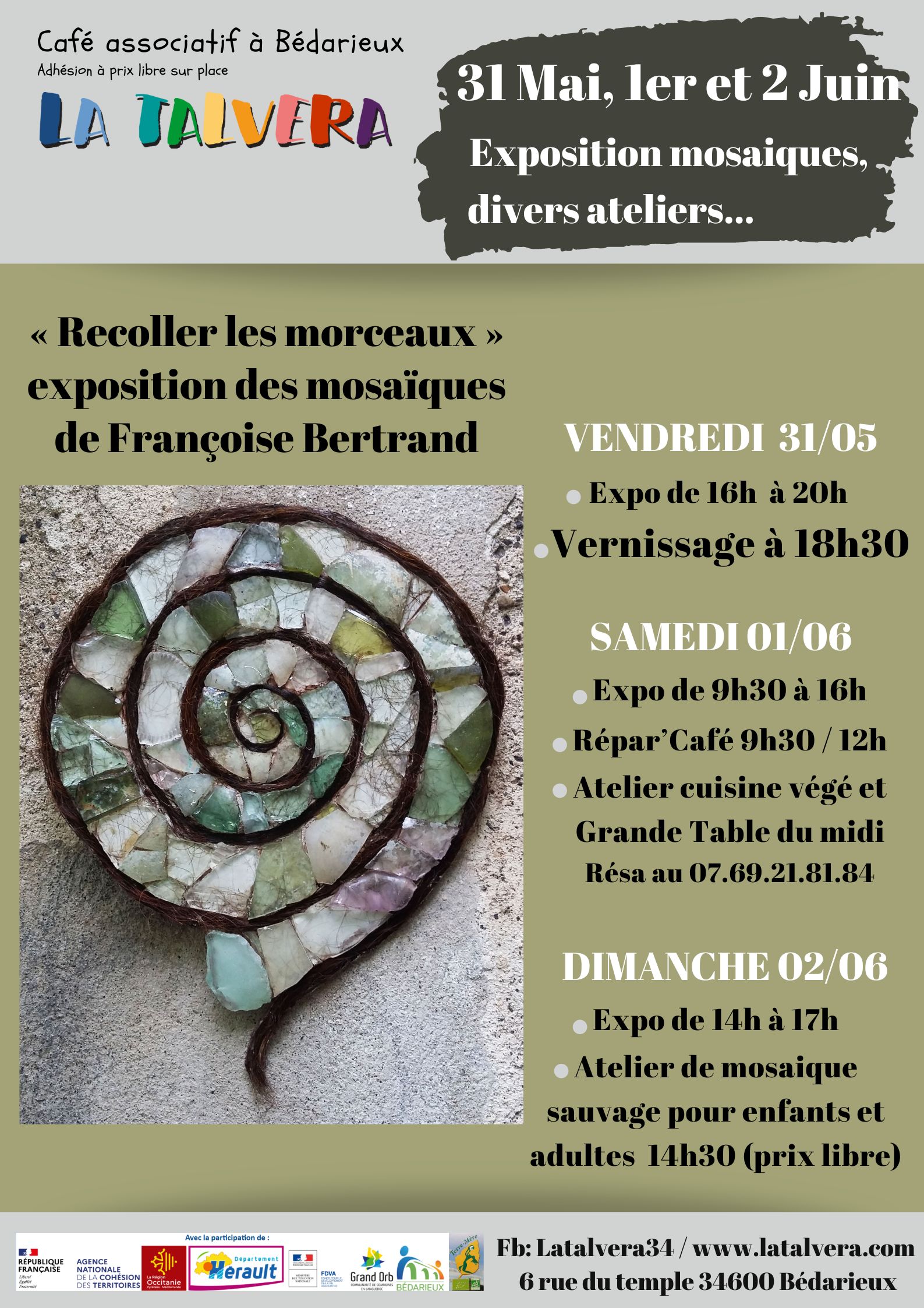 Exposition mosaïques et ateliers